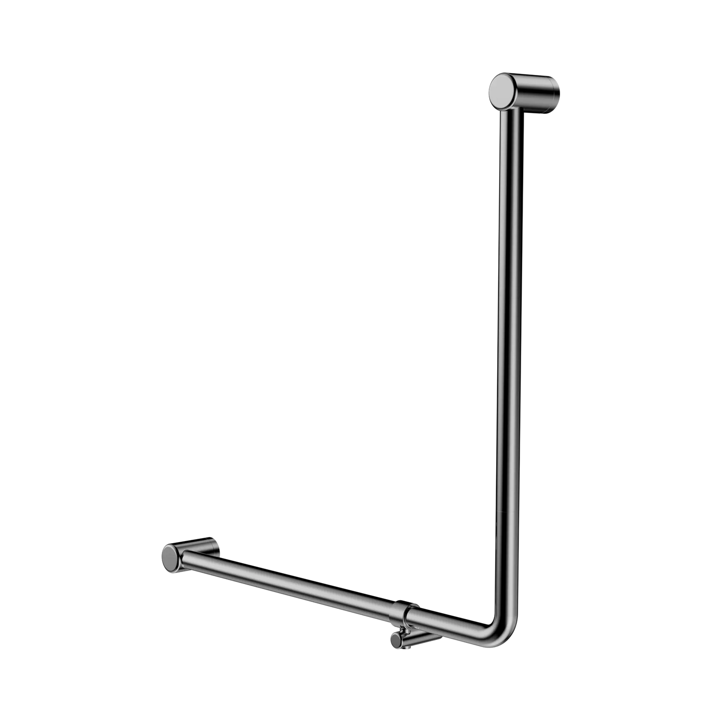 Mecca Care 32mm 90 Degree NZ4121 Accessible Toilet Grab Rail 750X750mm Chrome