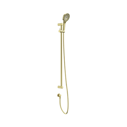 Mecca Care 25mm Grab Rail And Adjustable Shower Rail Set 900mm Brushed Gold