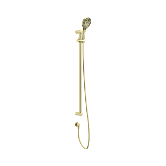 Mecca Care 25mm Grab Rail And Adjustable Shower Rail Set 900mm Brushed Gold