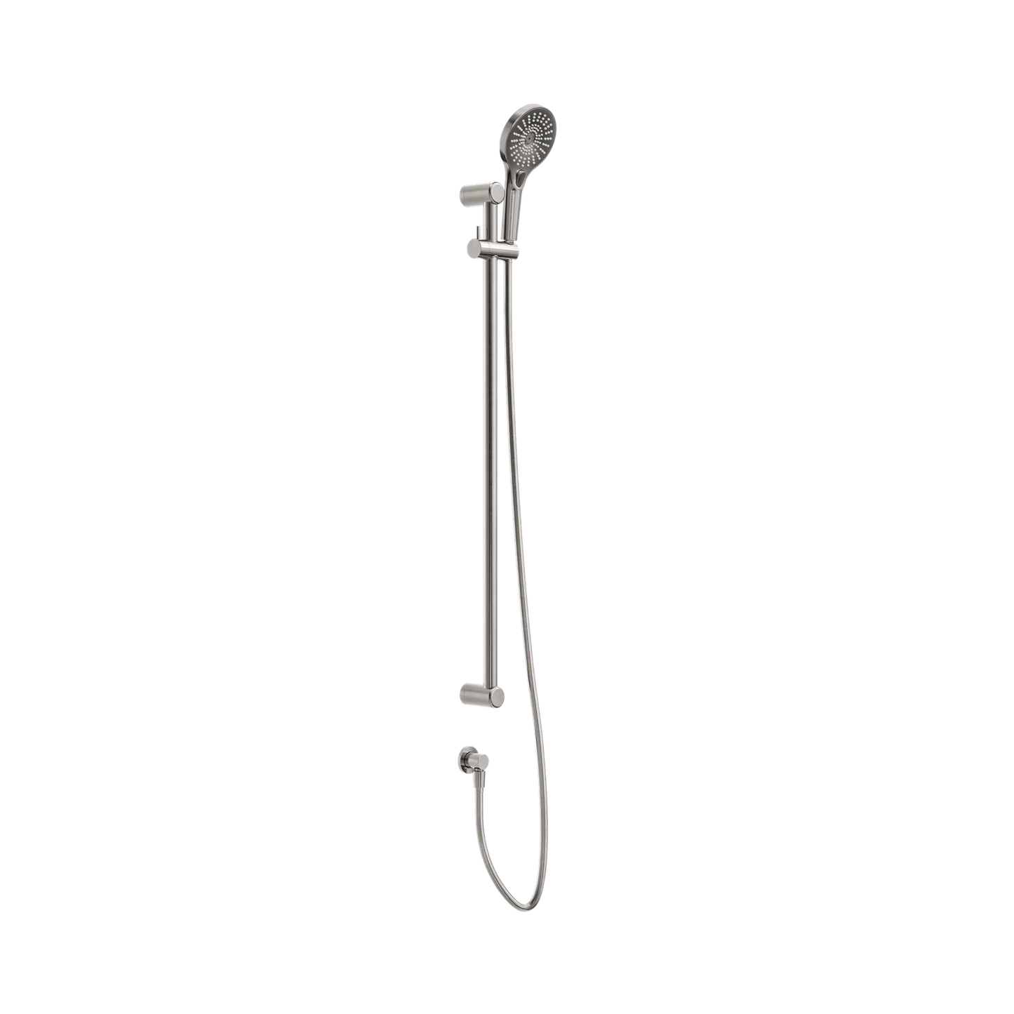 Mecca Care 25mm Grab Rail And Adjustable Shower Rail Set 900mm Brushed Nickel