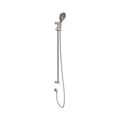 Mecca Care 25mm Grab Rail And Adjustable Shower Rail Set 900mm Brushed Nickel