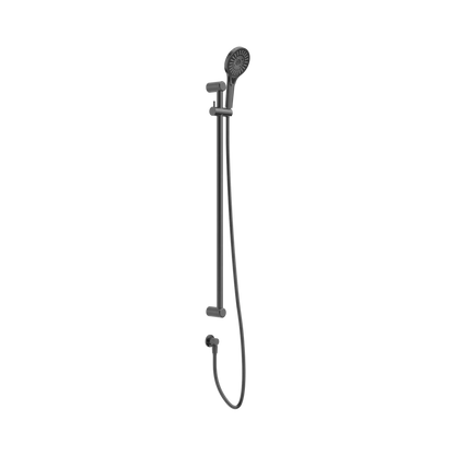 Mecca Care 25mm Grab Rail And Adjustable Shower Rail Set 900mm Gun Metal