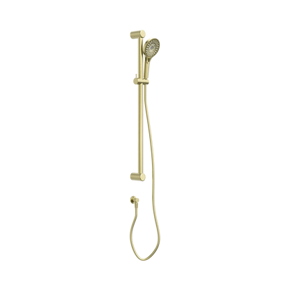 Mecca Care 32mm Grab Rail And Adjustable Shower Rail Set 900mm Brushed Gold