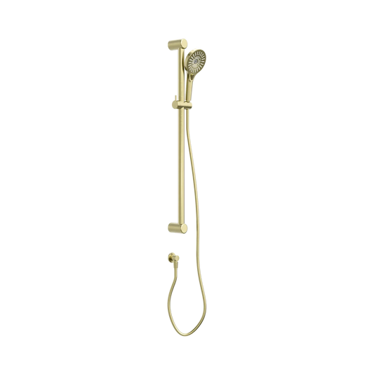 Mecca Care 32mm Grab Rail And Adjustable Shower Rail Set 900mm Brushed Gold
