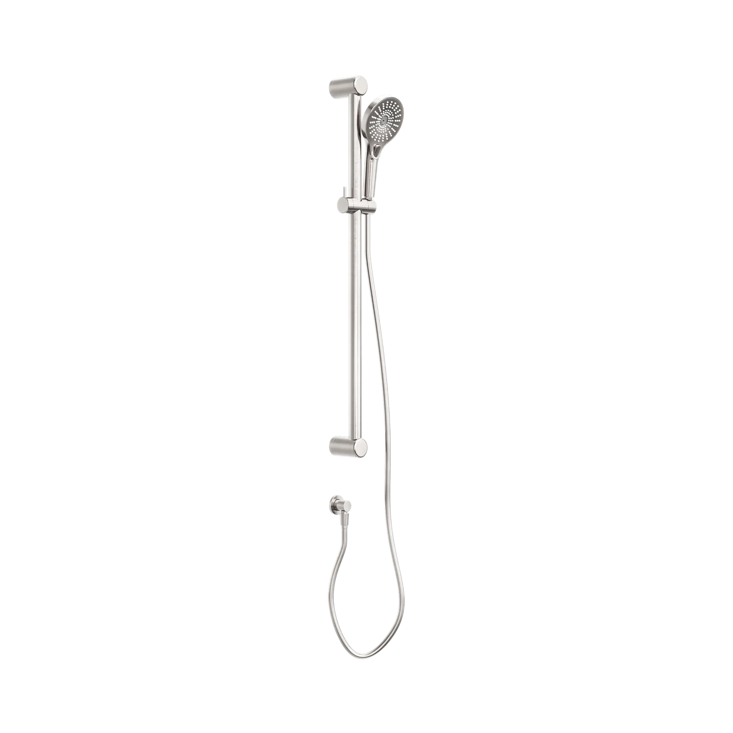 Mecca Care 32mm Grab Rail And Adjustable Shower Rail Set 900mm Brushed Nickel