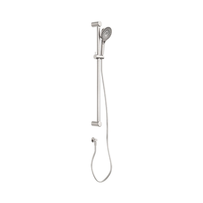Mecca Care 32mm Grab Rail And Adjustable Shower Rail Set 900mm Brushed Nickel