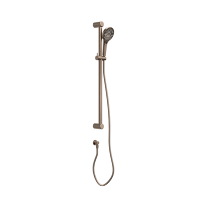 Mecca Care 32mm Grab Rail And Adjustable Shower Rail Set 900mm Brushed Bronze