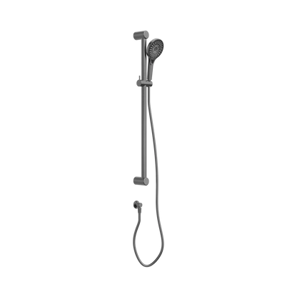 Mecca Care 32mm Grab Rail And Adjustable Shower Rail Set 900mm Gun Metal