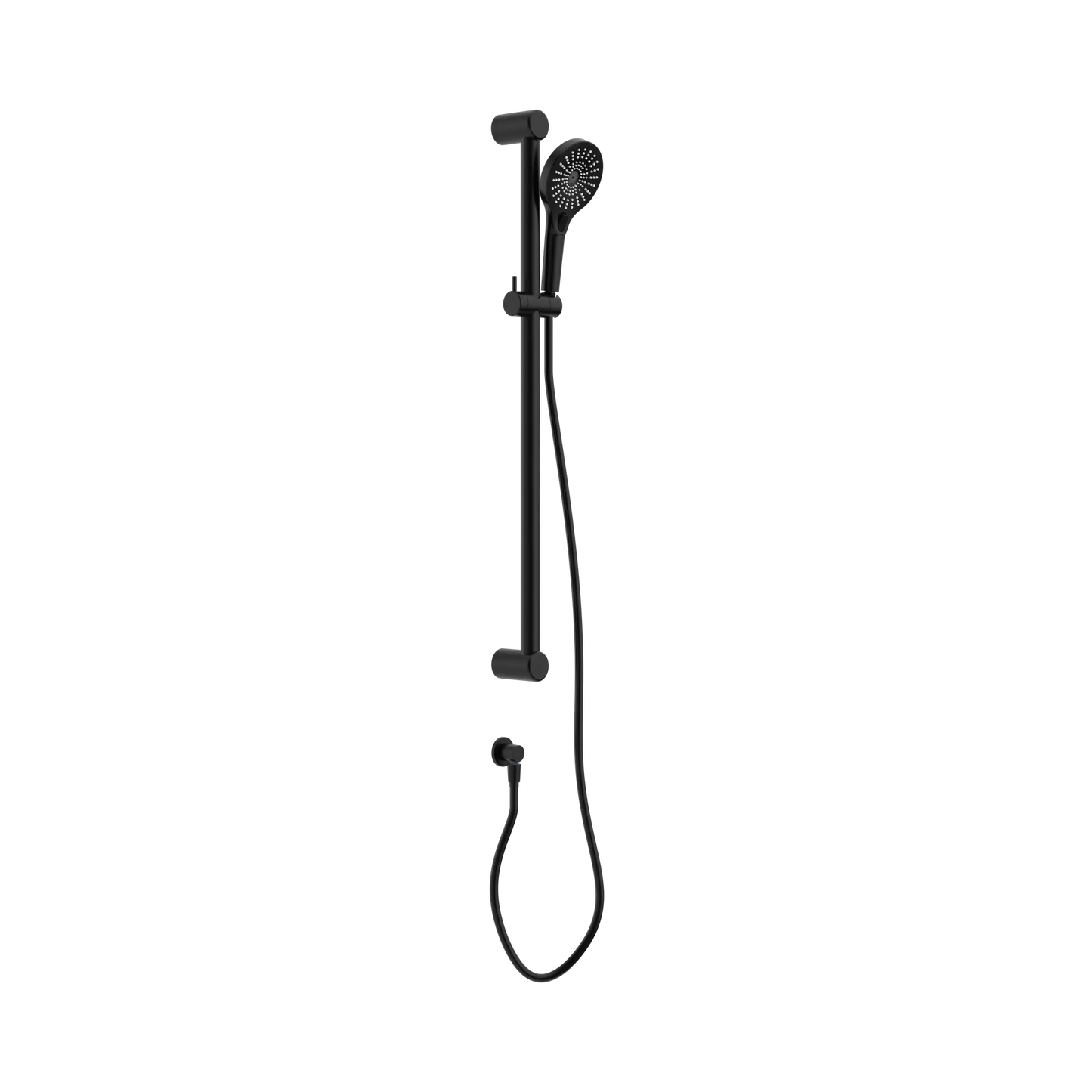 Mecca Care 32mm Grab Rail And Adjustable Shower Rail Set 900mm Matte Black