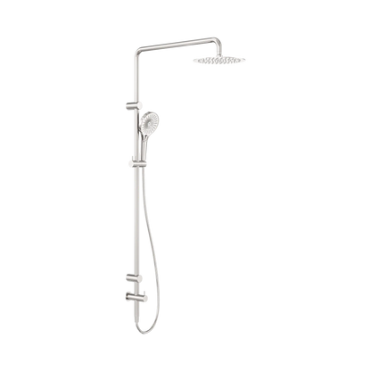 Mecca Care 25mm Grab Rail 900mm Twin Shower Set Brushed Nickel