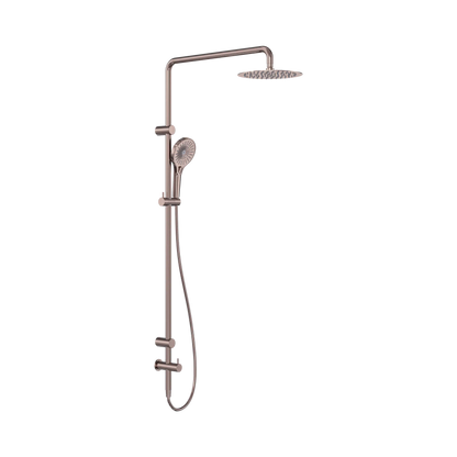 Mecca Care 25mm Grab Rail 900mm Twin Shower Set Brushed Bronze