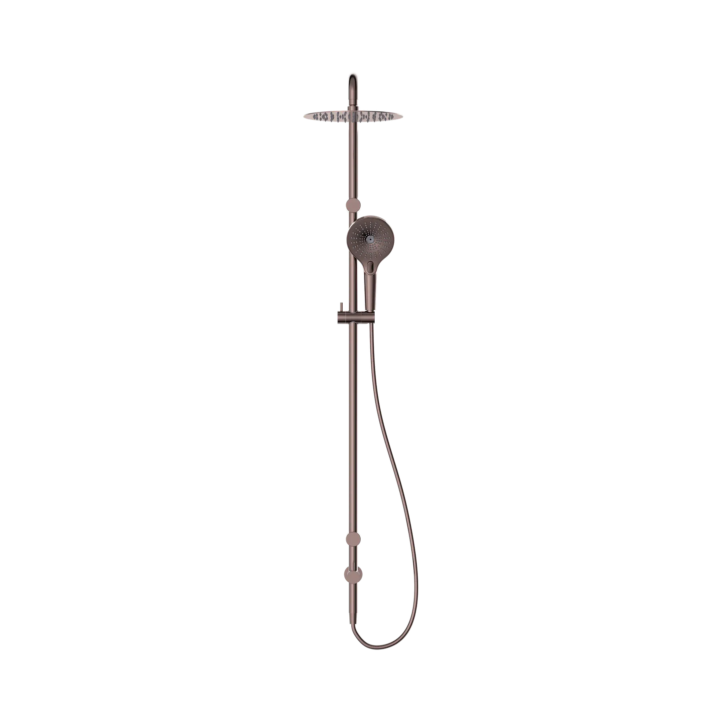 Mecca Care 25mm Grab Rail 900mm Twin Shower Set Brushed Bronze