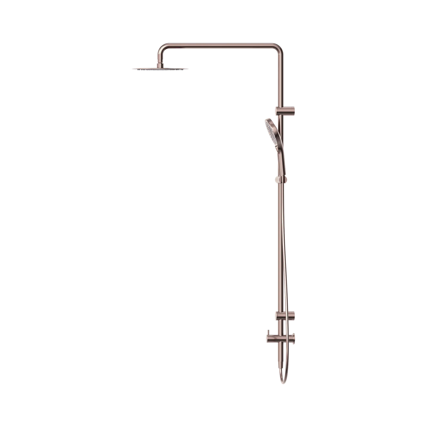 Mecca Care 25mm Grab Rail 900mm Twin Shower Set Brushed Bronze