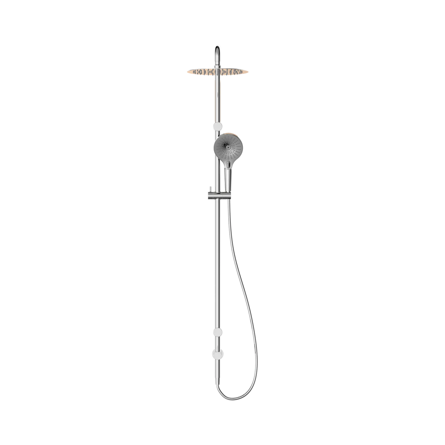 Mecca Care 25mm Grab Rail 900mm Twin Shower Set Chrome