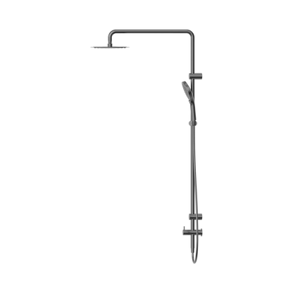 Mecca Care 25mm Grab Rail 900mm Twin Shower Set Gun Metal