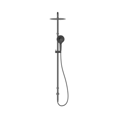 Mecca Care 25mm Grab Rail 900mm Twin Shower Set Gun Metal