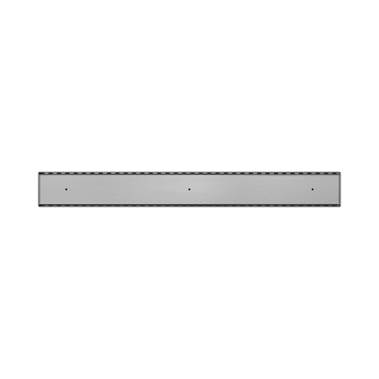 Nero - Tile Insert V Channel Floor Grate 89Mm Outlet Without Outlet And Hole Saw Gun Metal
