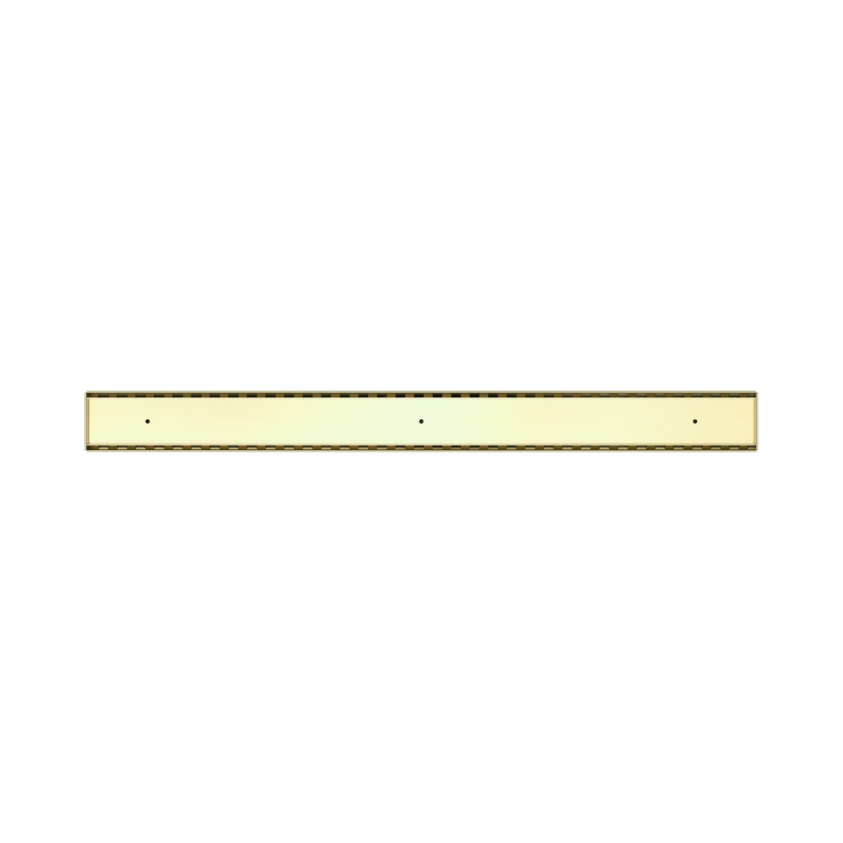 Nero - Tile Insert V Channel Floor Grate 50Mm Outlet Without Outlet And Hole Saw Brushed Gold