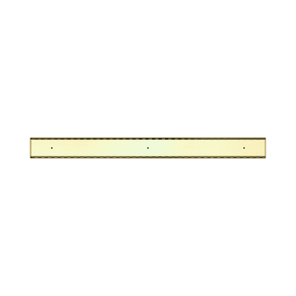 Nero - Tile Insert V Channel Floor Grate 50Mm Outlet Without Outlet And Hole Saw Brushed Gold