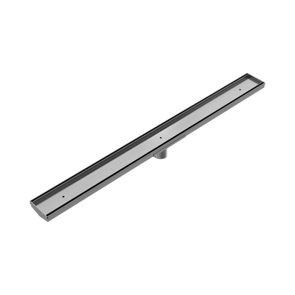 Tile Insert V Channel 900x82mm Floor Grate 50mm Outlet Gun Metal