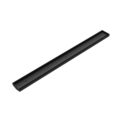 Tile Insert V Channel Floor Grate 50Mm Outlet Without Outlet And Hole Saw Matte Black