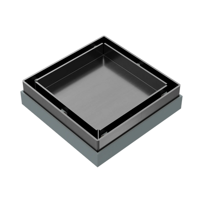 Tile Insert Floor Waste 50mm Outlet Gun Metal