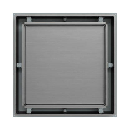 Tile Insert Floor Waste 50mm Outlet Gun Metal