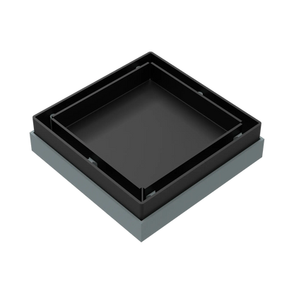 Tile Insert Floor Waste 50mm Outlet Matte Black
