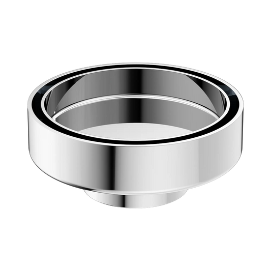 100mm Round Tile Insert Floor Waste 50mm Outlet Chrome