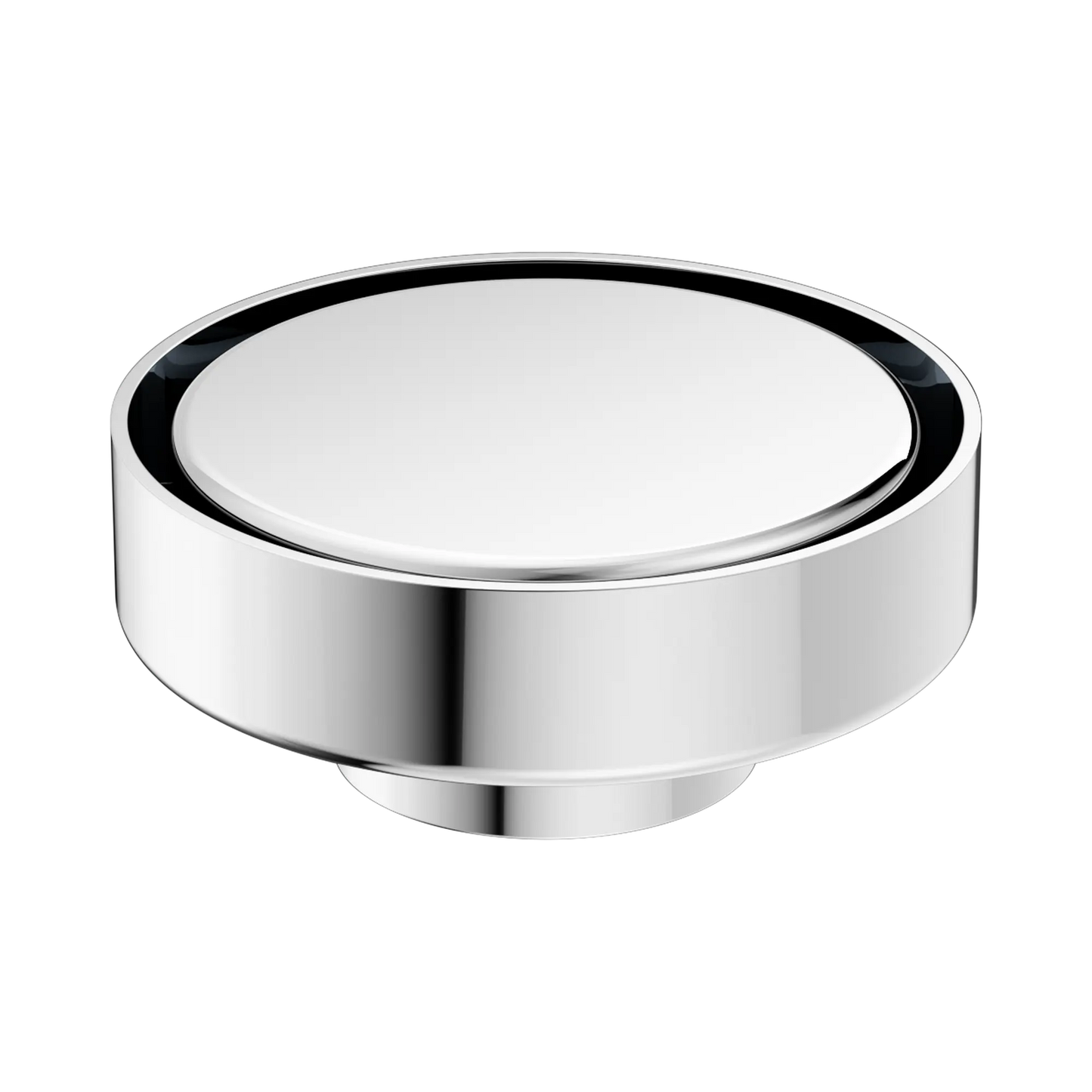 100mm Round Tile Insert Floor Waste 50mm Outlet Chrome