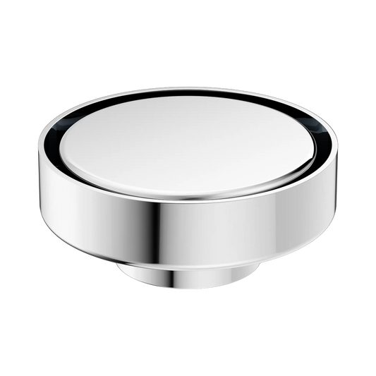 100mm Round Tile Insert Floor Waste 50mm Outlet Chrome