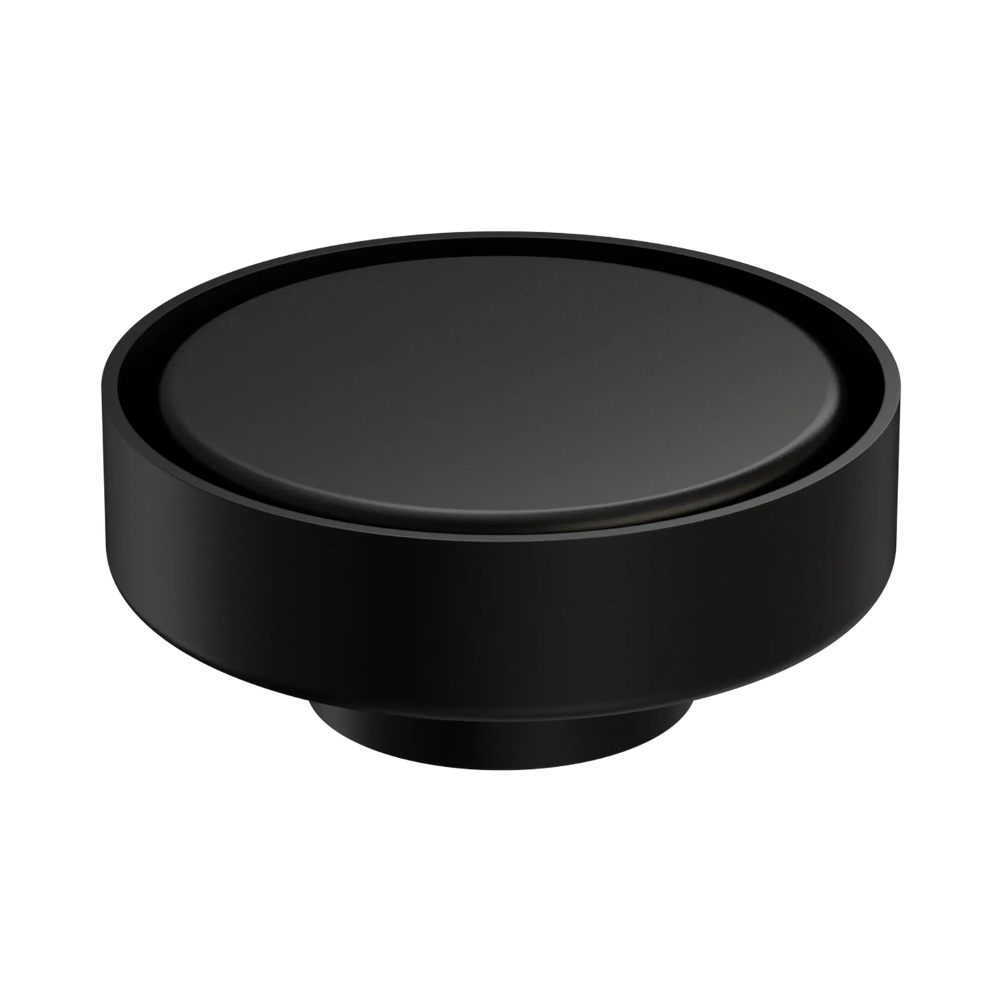 100mm Round Tile Insert Floor Waste 50mm Outlet Matte Black
