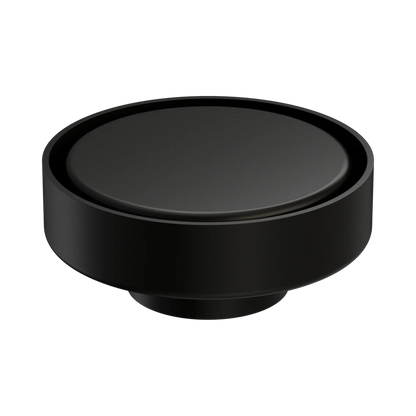 100mm Round Tile Insert Floor Waste 50mm Outlet Matte Black