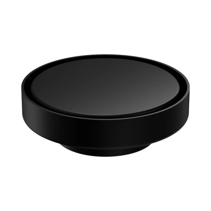 130mm Round Tile Insert Floor Waste 80mm Outlet Matte Black