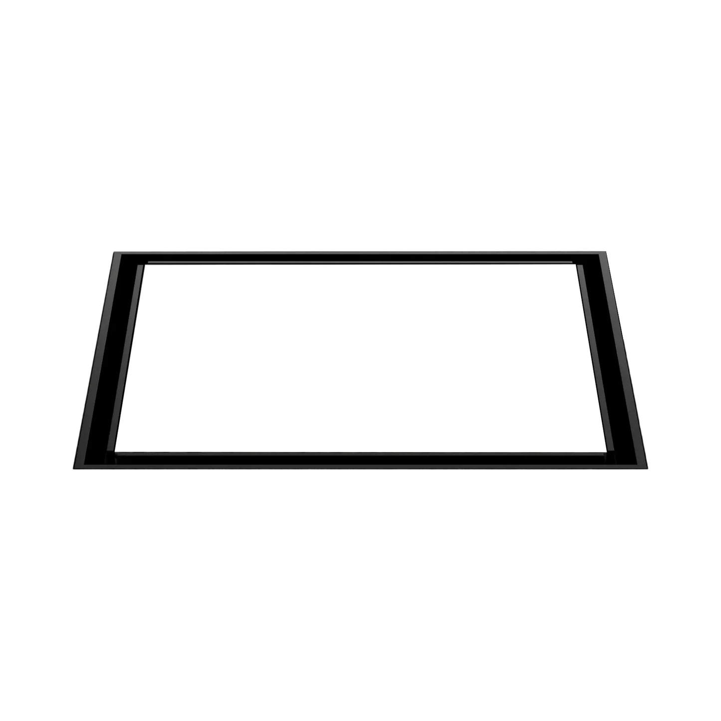 130mm Square Tile Insert Floor Waste 80mm Outlet Matte Black