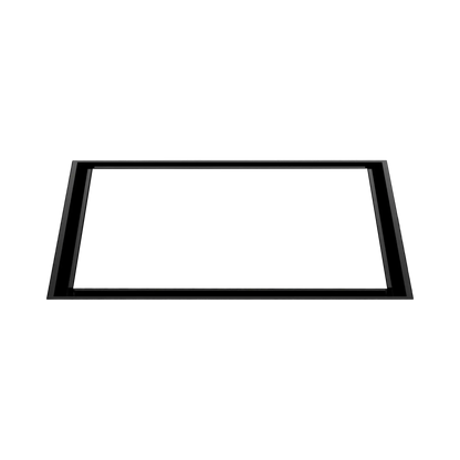 130mm Square Tile Insert Floor Waste 80mm Outlet Matte Black