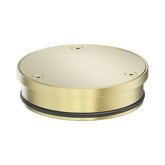 316L Stainless Round Clear Out 100mm Outlet Brushed Gold
