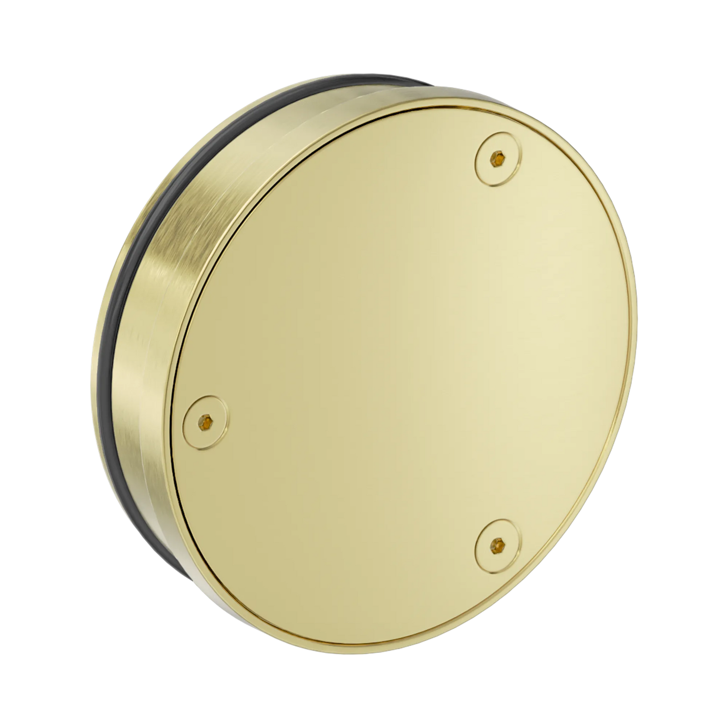 316L Stainless Round Clear Out 100mm Outlet Brushed Gold