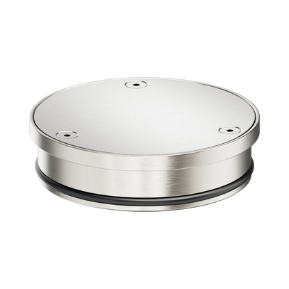 316L Stainless Round Clear Out 100mm Outlet Brushed Nickel
