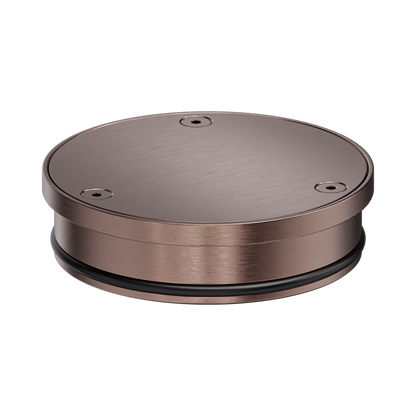 316L Stainless Round Clear Out 100mm Outlet Brushed Bronze