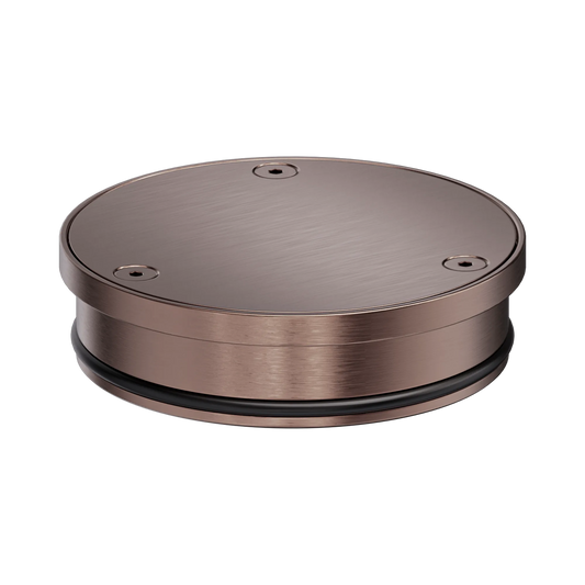316L Stainless Round Clear Out 100mm Outlet Brushed Bronze