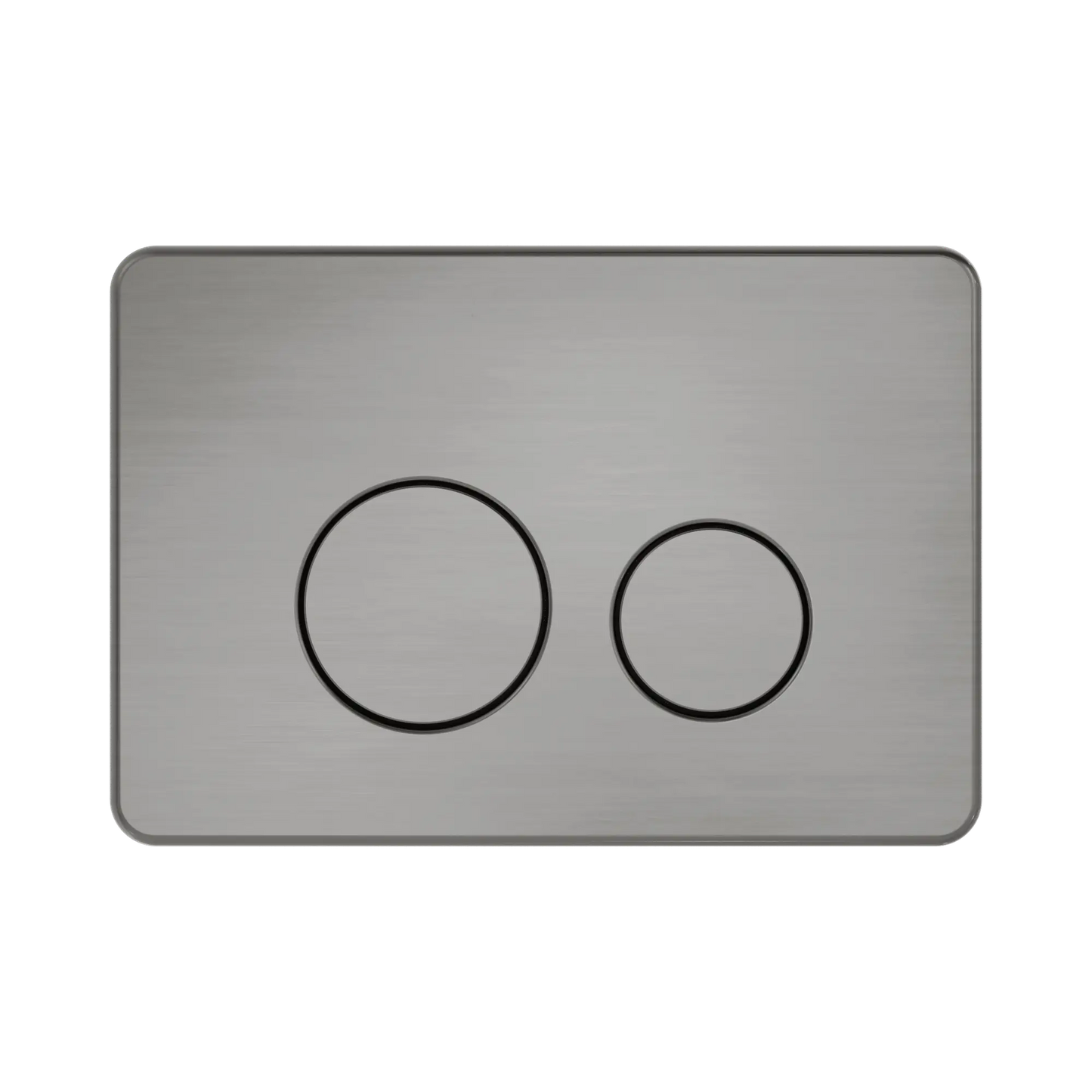 In Wall Toilet Push Plate Graphite