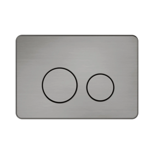 In Wall Toilet Push Plate Graphite