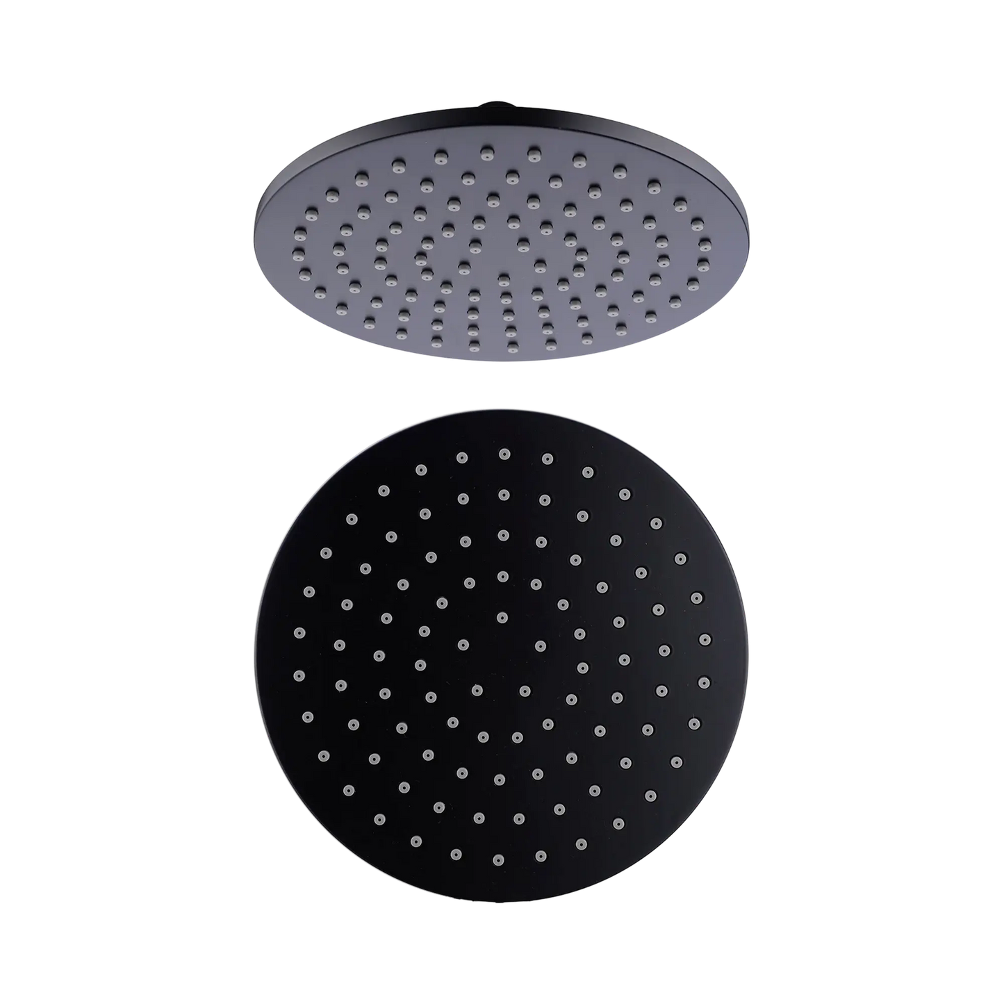 200mm Round Shower Head Matte Black