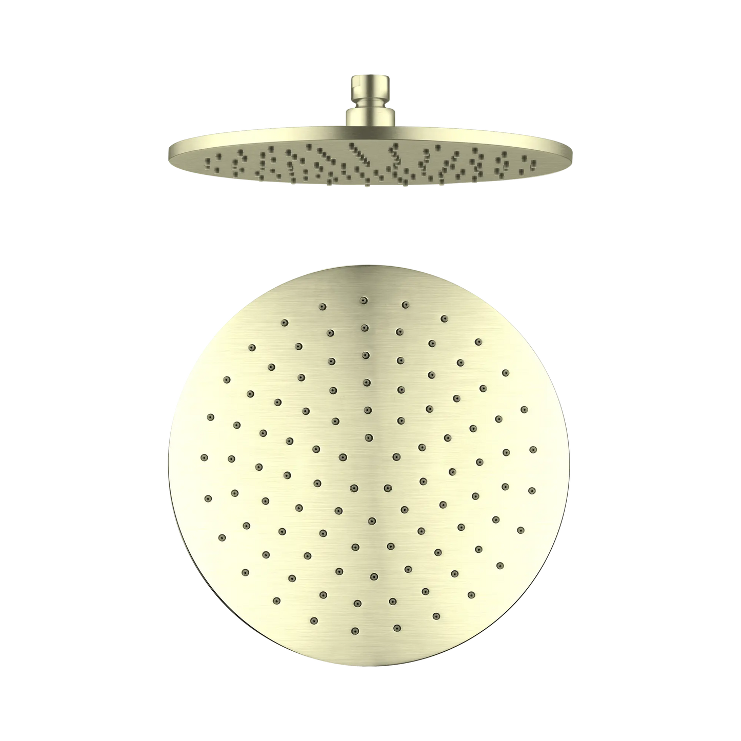 250mm Round Shower Head Brushed Gold