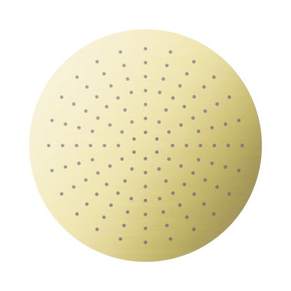 Nero 300mm Round Shower Head Brushed Gold