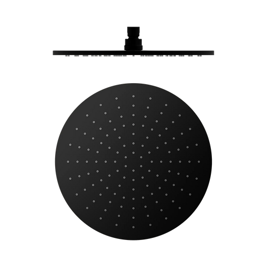 300mm Round Shower Head Matte Black