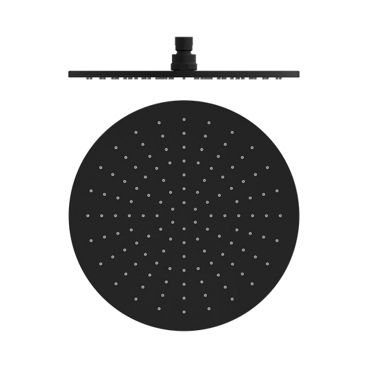 300mm Round Shower Head Matte Black