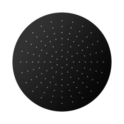 300mm Round Shower Head Matte Black
