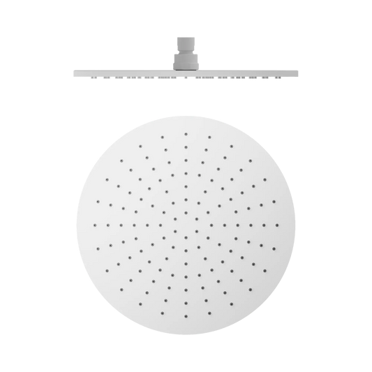 300mm Round Shower Head Matte White
